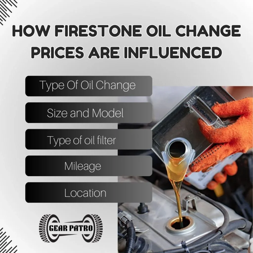 How Firestone Oil Change Prices Are Influenced