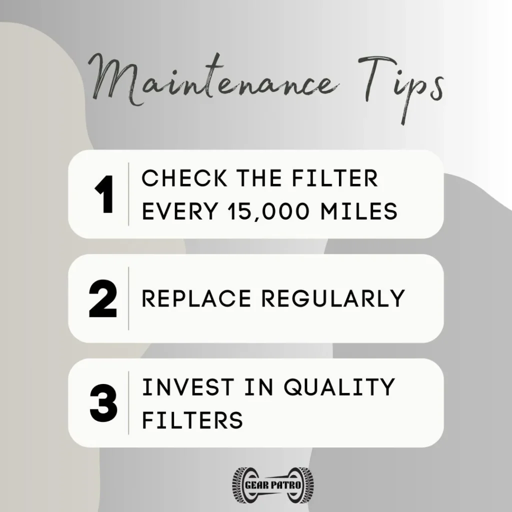 Maintenance Tips