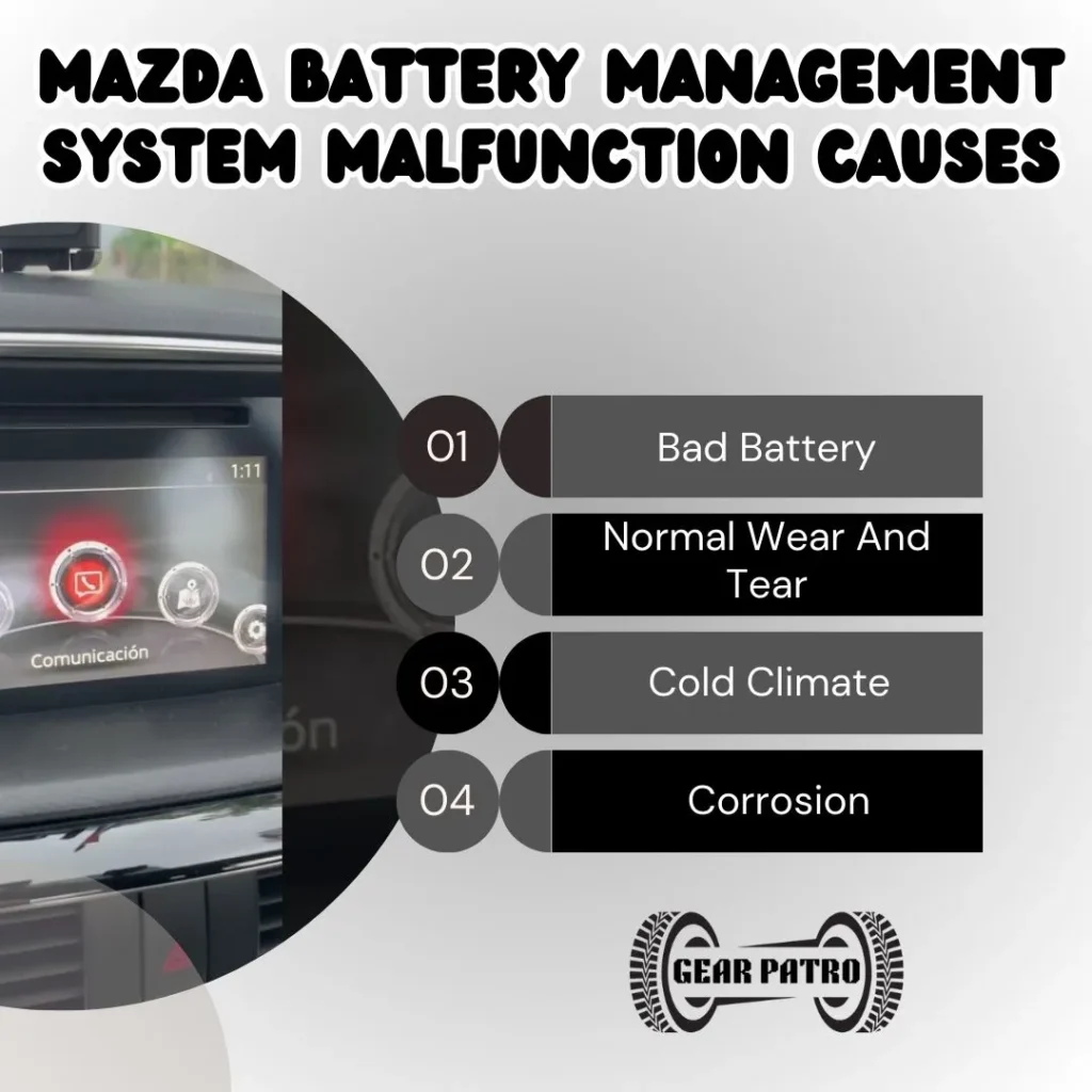 Mazda Battery Management System Malfunction Causes