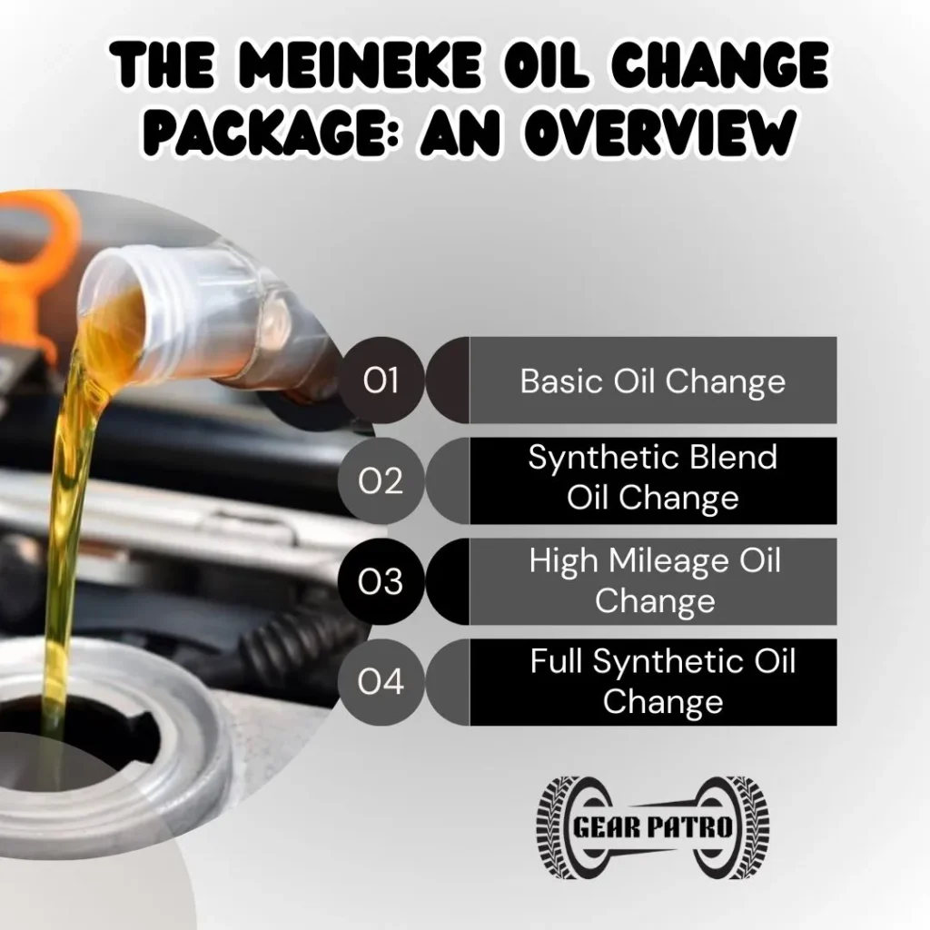 The Meineke Oil Change Package An Overview