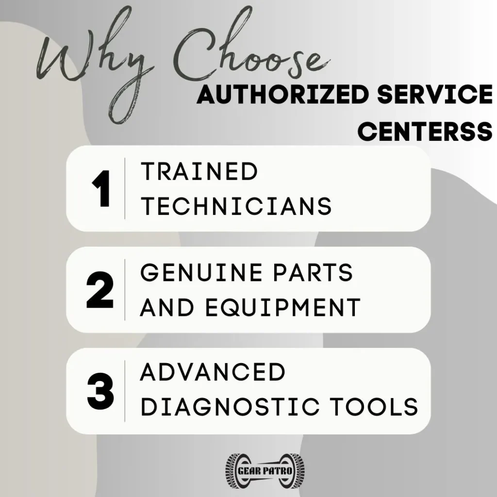 Why Choose Authorized Service Centers