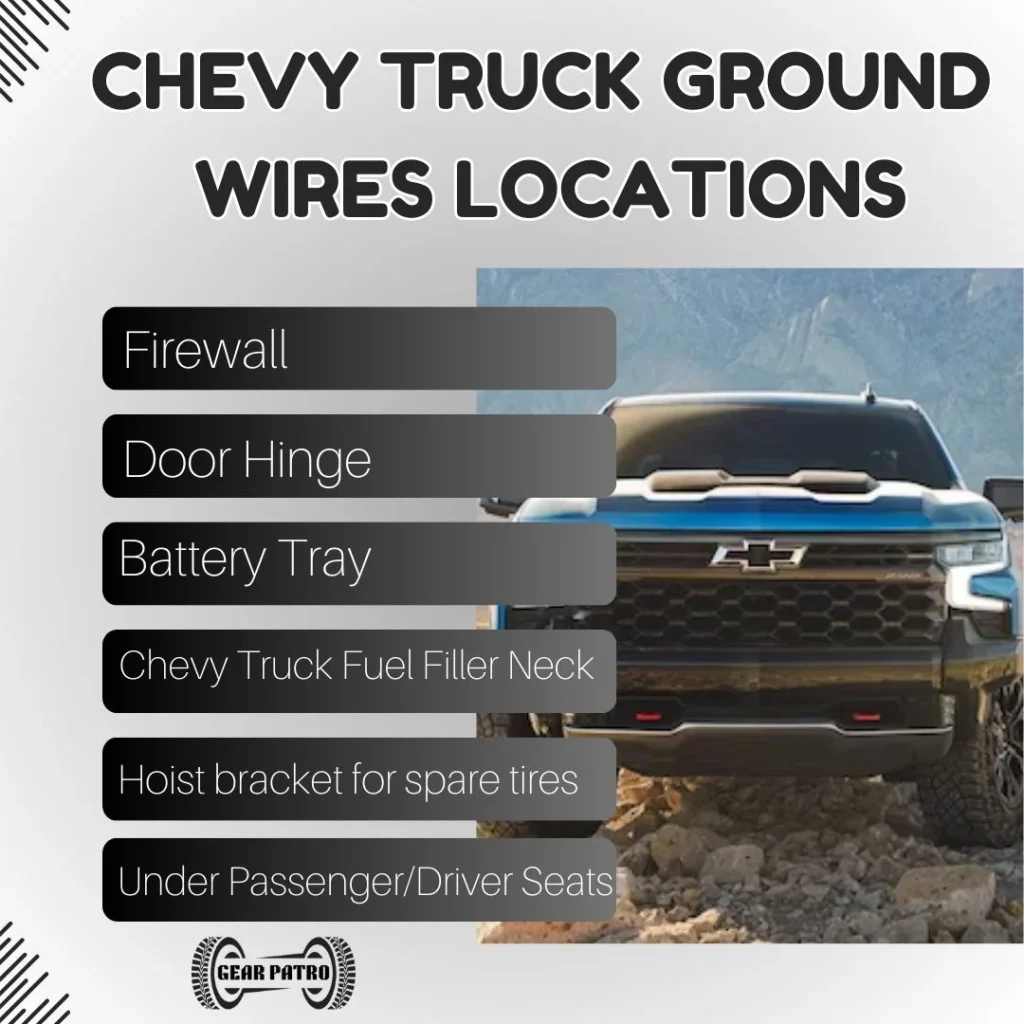 Chevy Truck Ground Wires Locations