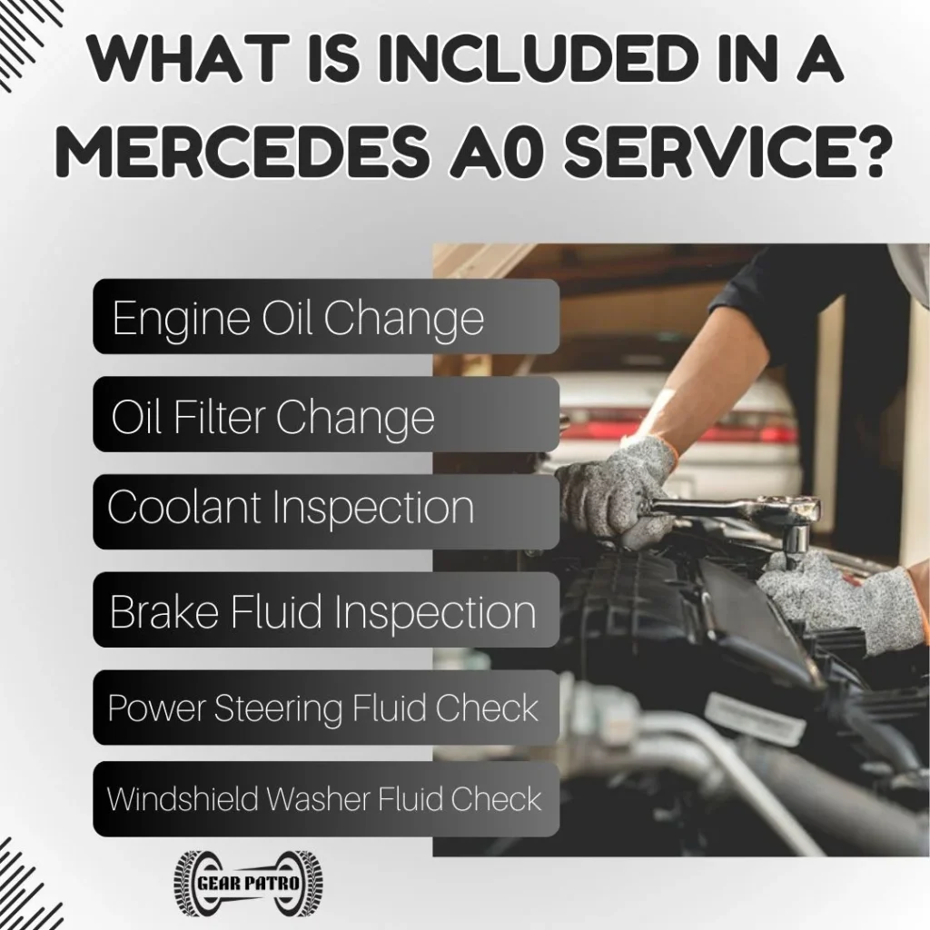 What is Included in a Mercedes A0 Service?