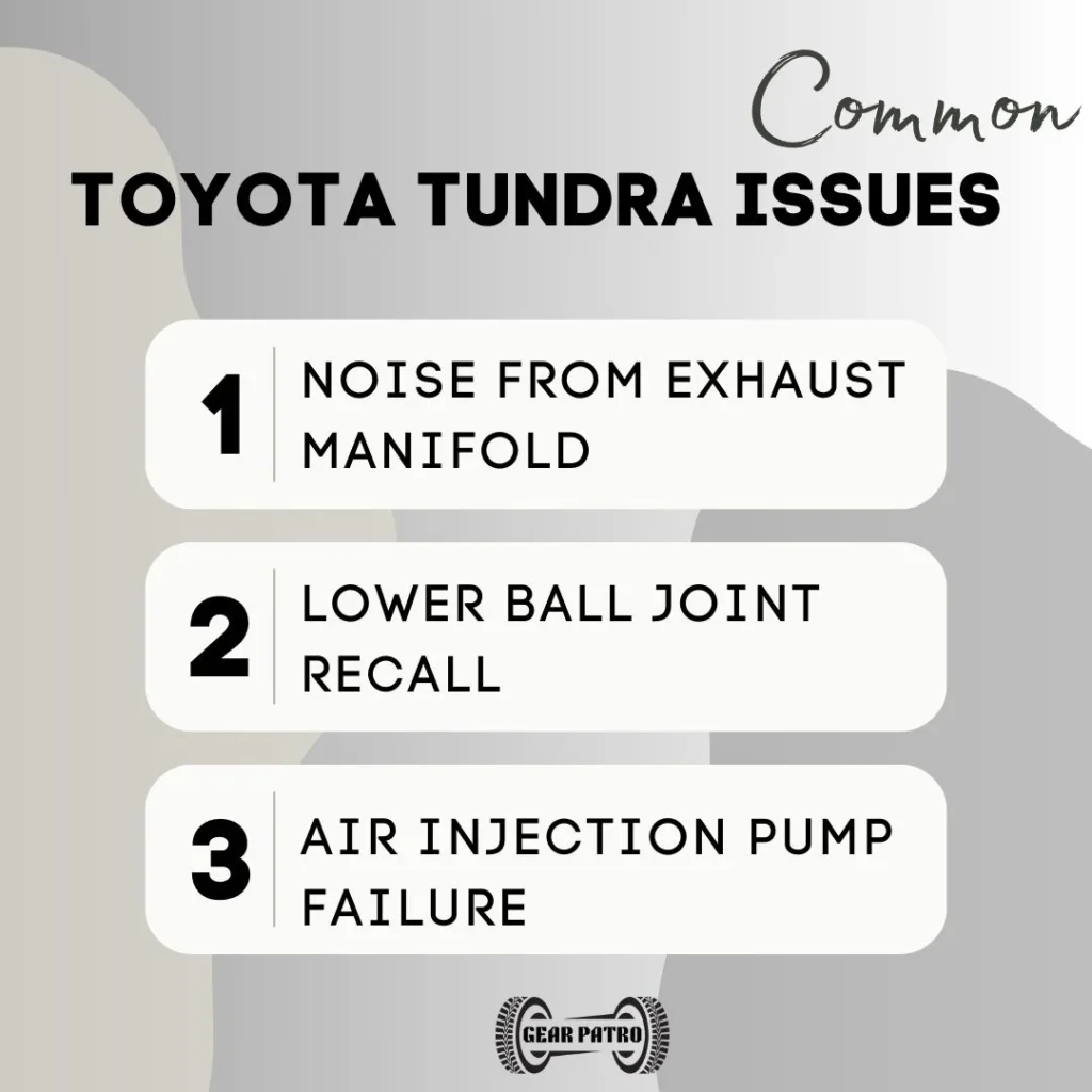 Common Toyota Tundra Issues 