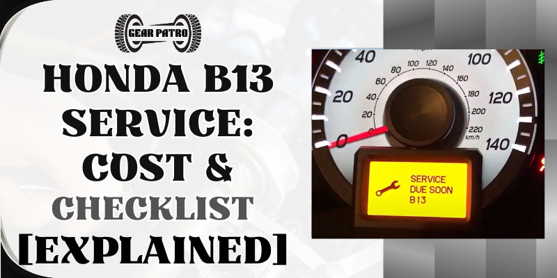 Honda B13 Service